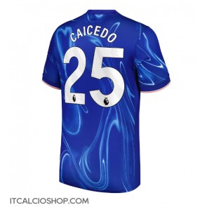 Chelsea Moises Caicedo #25 Prima Maglia 2024-25 Manica Corta